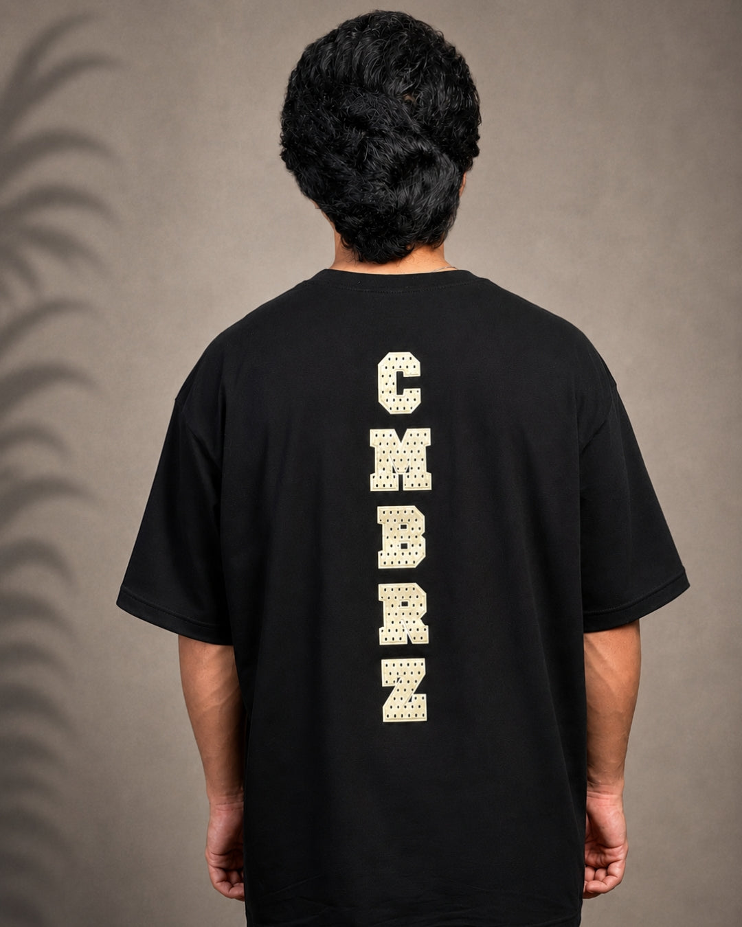 4 Way Stretch oversize tee - Black