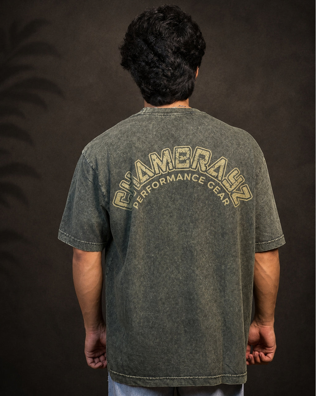 Vintage wash oversize tee - Olive